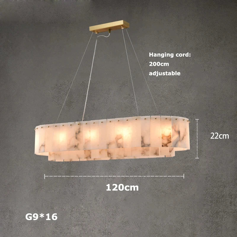 Copper Metal chandelier - Briar House for dining room view 3