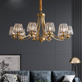 Clear Crystal chandelier - Siena Lane for dining room view 1