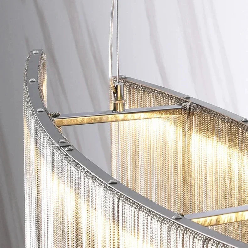 Cadena Steel Tassel Dining Room Light Fixture