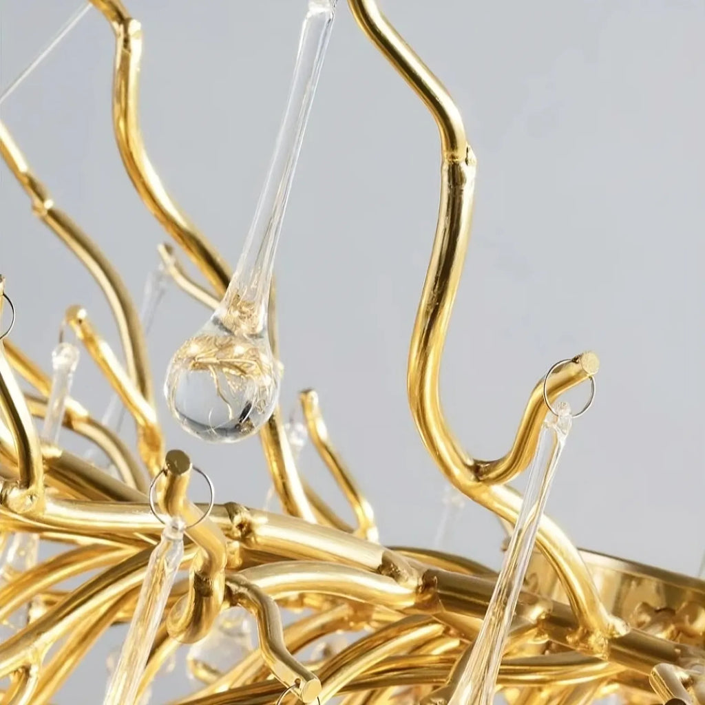 Crystal chandelier - Evren Court for dining room view 3