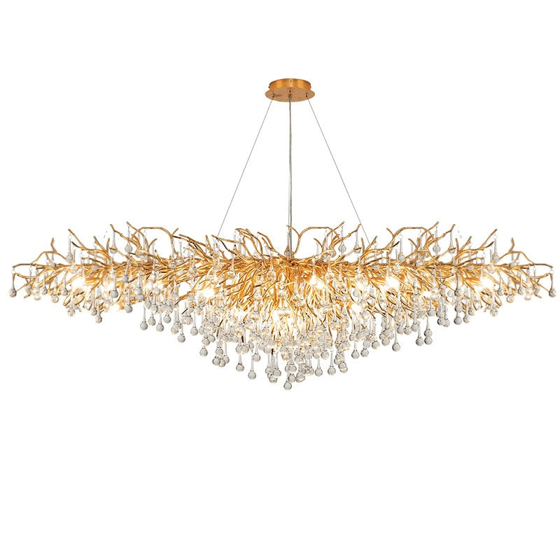 Crystal chandelier - Evren Court for dining room view 4