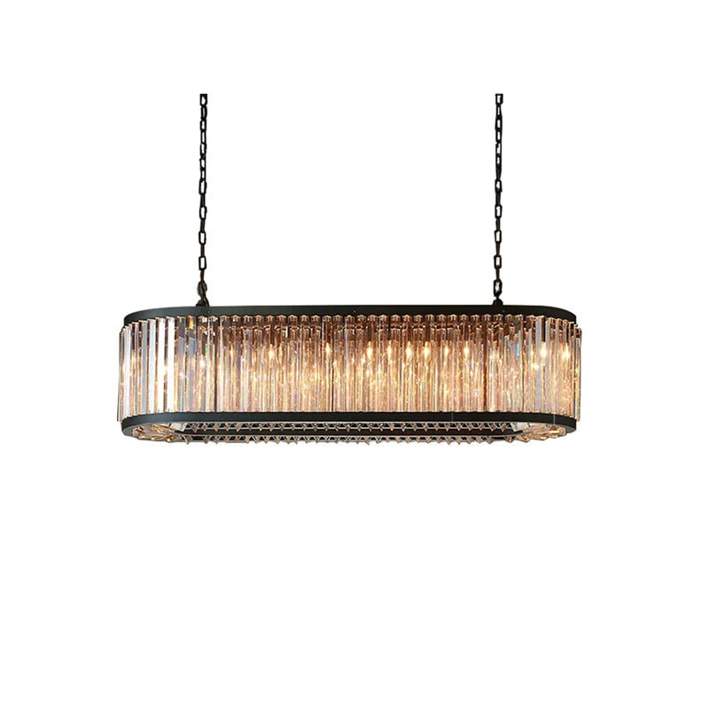 Gio Amber Crystal Dining Room Chandelier