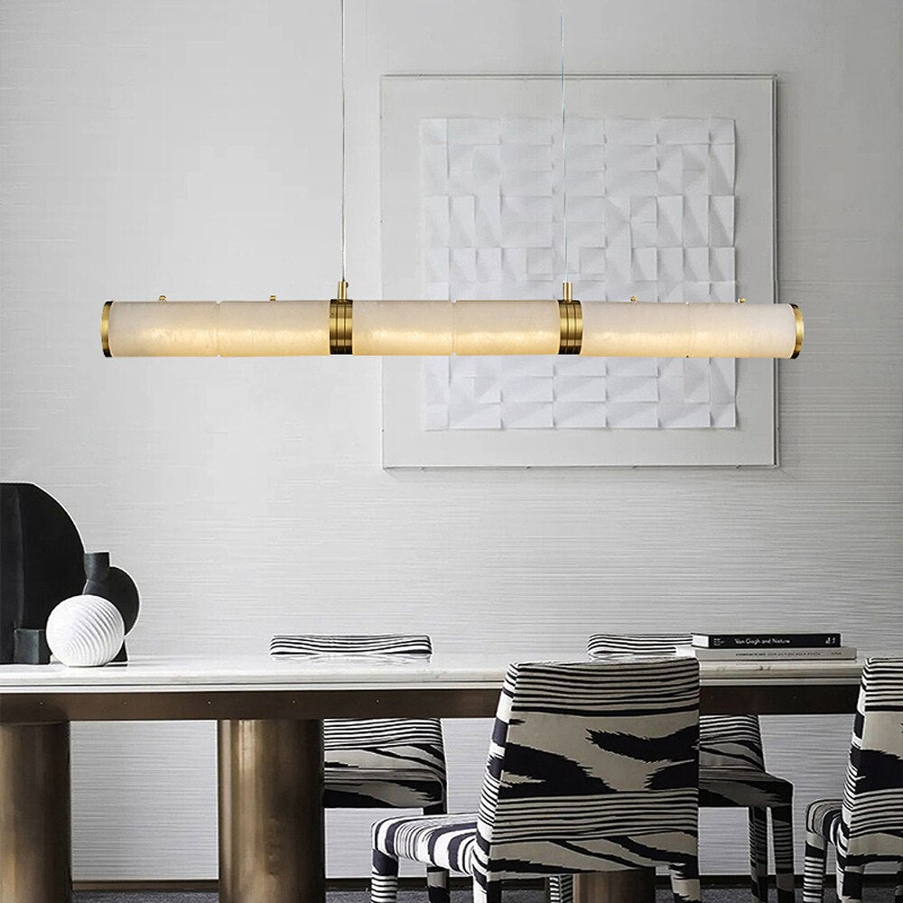 Brass Brass chandelier - Greer House for dining room view 1