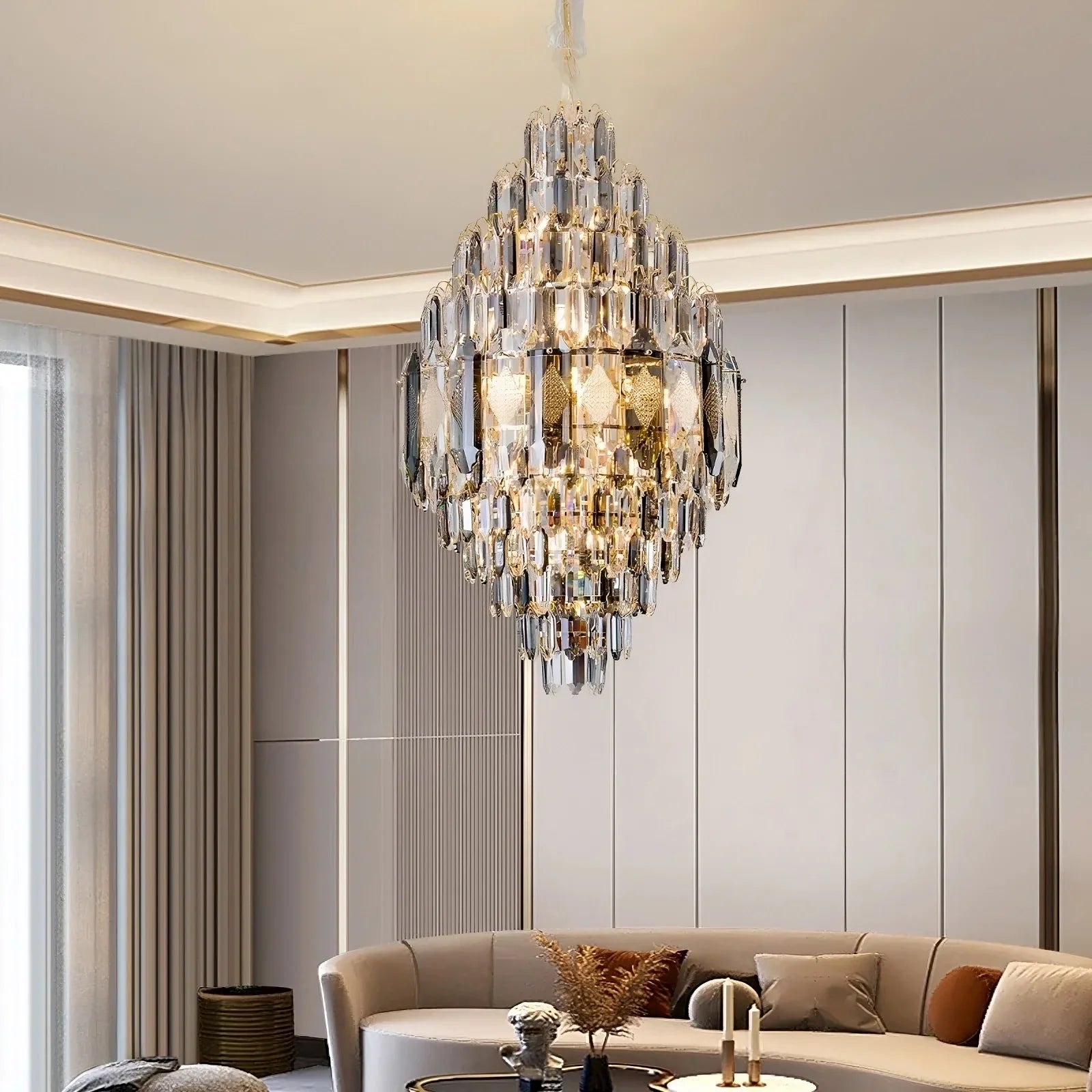 Crystal chandelier - Celia Lane for dining room view 1
