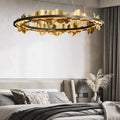 Brass Brass chandelier - Wren Bay for dining room view 1