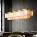 Natural Calcite Crystal Dining Room Chandelier