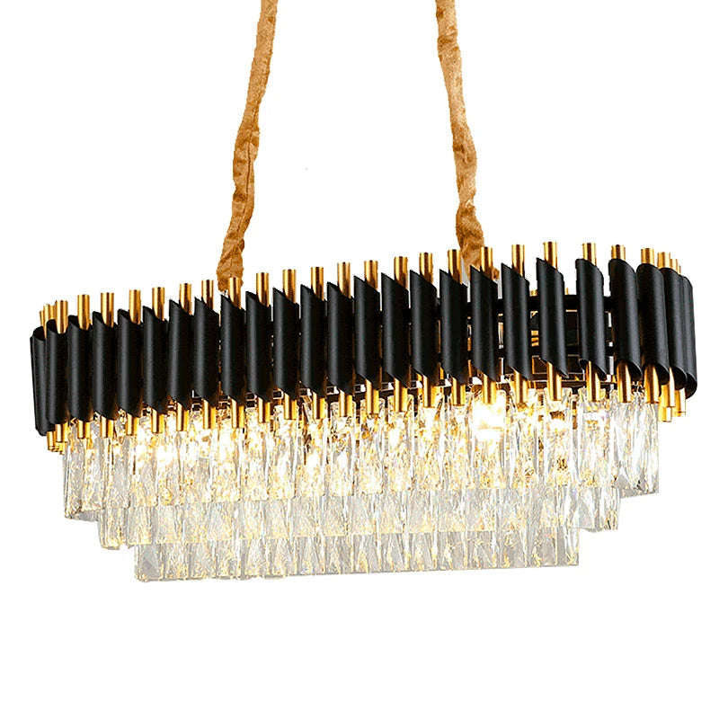 Clear Crystal chandelier - Uma Bay for dining room view 7