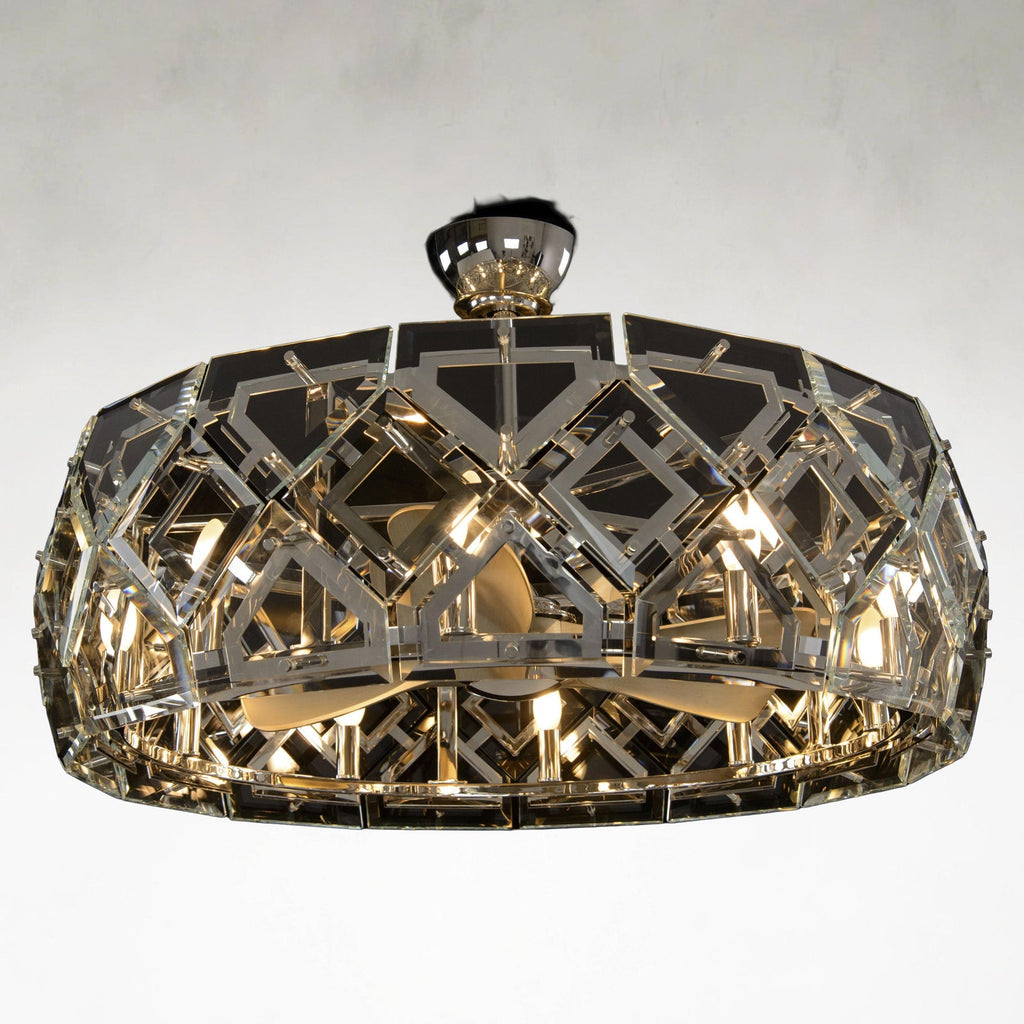 Acrylic chandelier - Uma Stone for dining room view 1