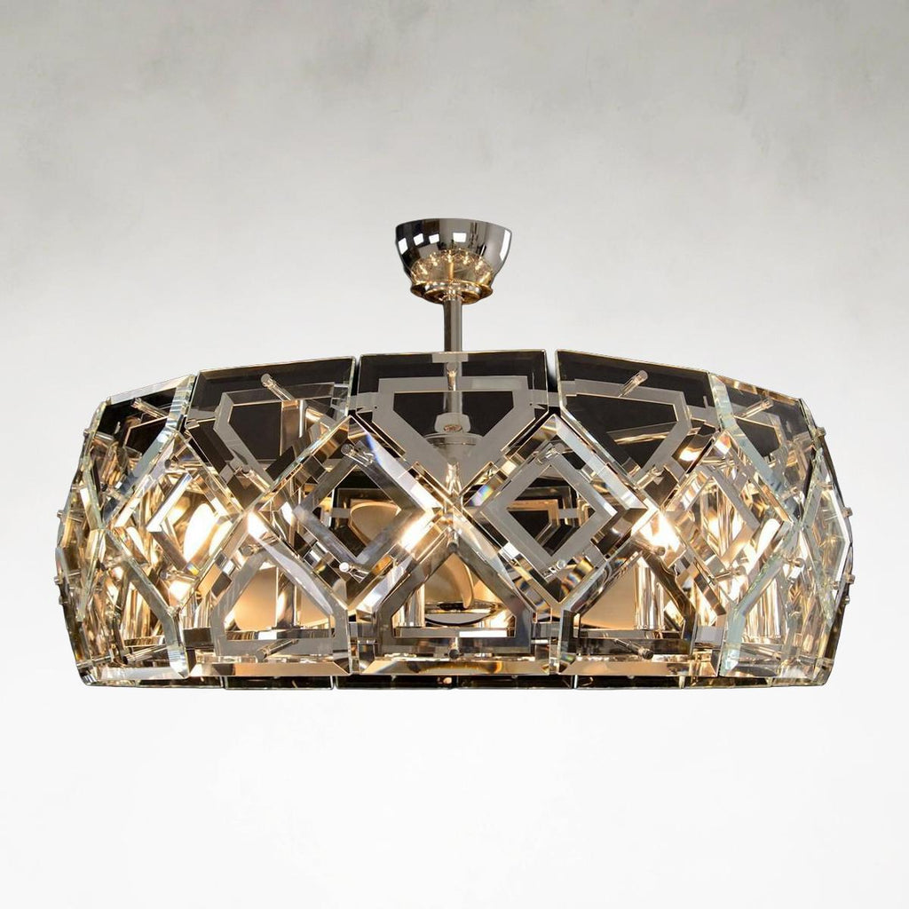 Acrylic chandelier - Uma Stone for dining room view 5