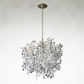 Clear Crystal chandelier - Sable Stone for dining room view 1