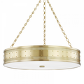 Plume Pendant, 1-Light, Standard Height, LED, Vintage Platinum Frame & Canopy, Vintage Platinum Plume, 49.1"W (135008-LED-STND-82-82 531Q6F)