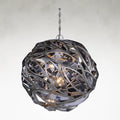 Clear Crystal Round chandelier - Nola Ray for dining room view 1