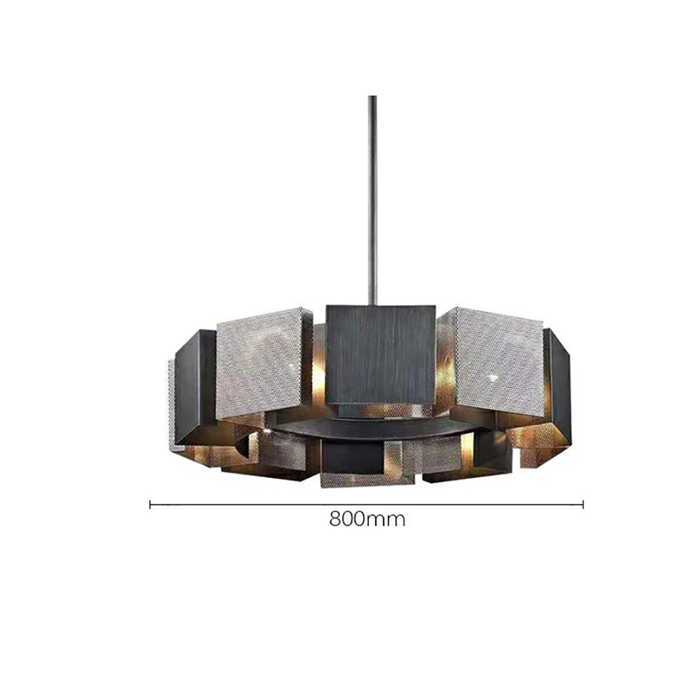 Steel Round chandelier - Ivara Bay for dining room view 7