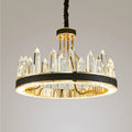 Clear Crystal Round chandelier - Ilona House for dining room view 1