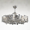 Iron chandelier - Vale Stone for dining room view 1