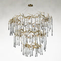 Crystal Branch chandelier - Kestrel Stone for dining room view 1