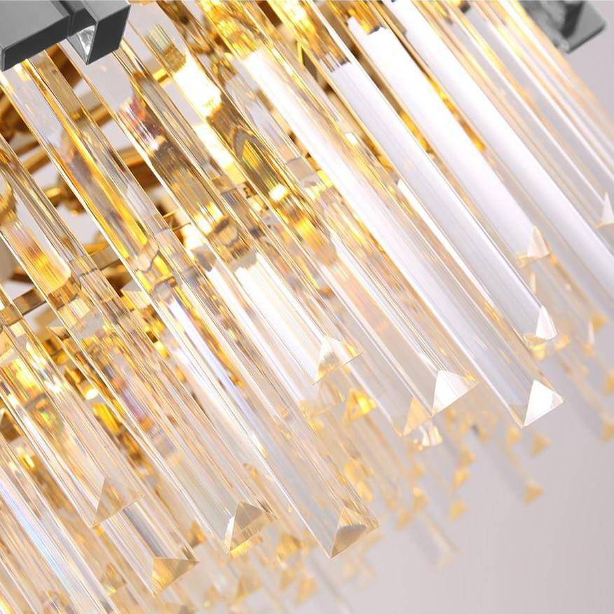 Clear Crystal Round chandelier - Dune House for dining room view 5
