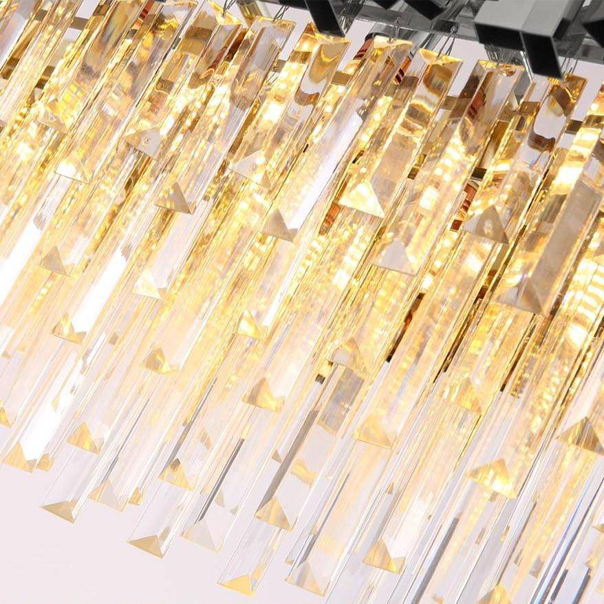 Clear Crystal chandelier - Lyra House for dining room view 4