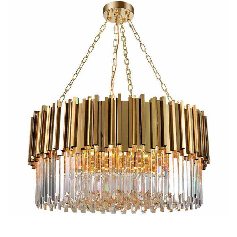 Clear Crystal Round chandelier - Nova House for dining room view 5
