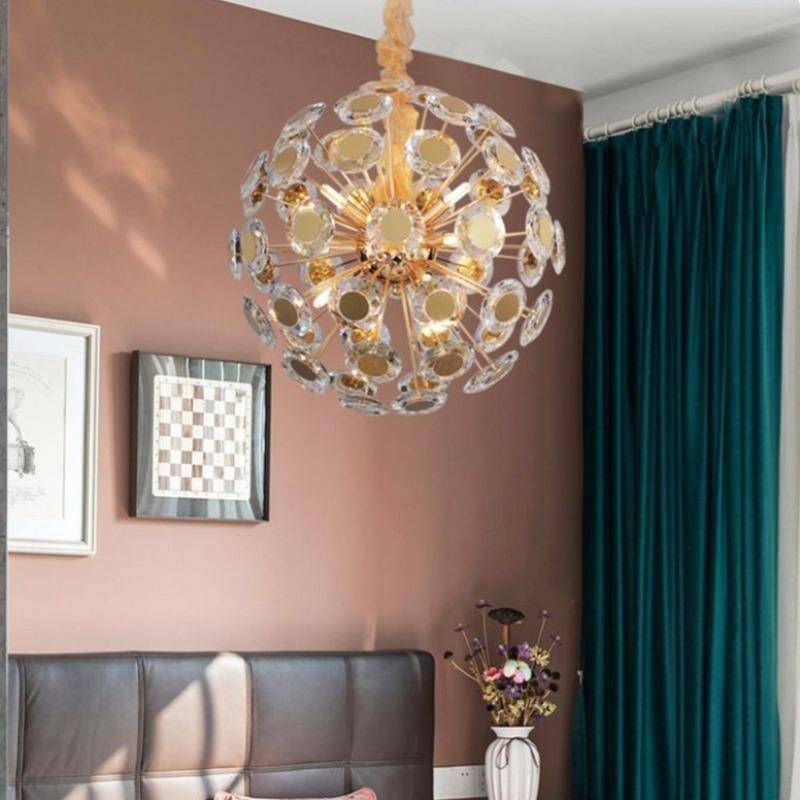 Clear Crystal chandelier - Indra Bay for dining room view 2