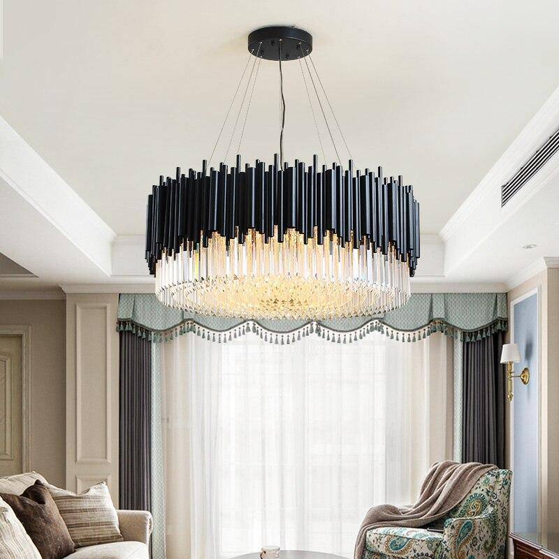 Clear Crystal chandelier - Maren House for dining room view 3