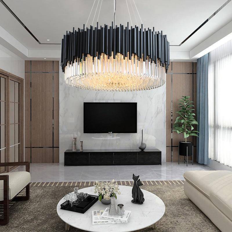 Clear Crystal chandelier - Maren House for dining room view 2