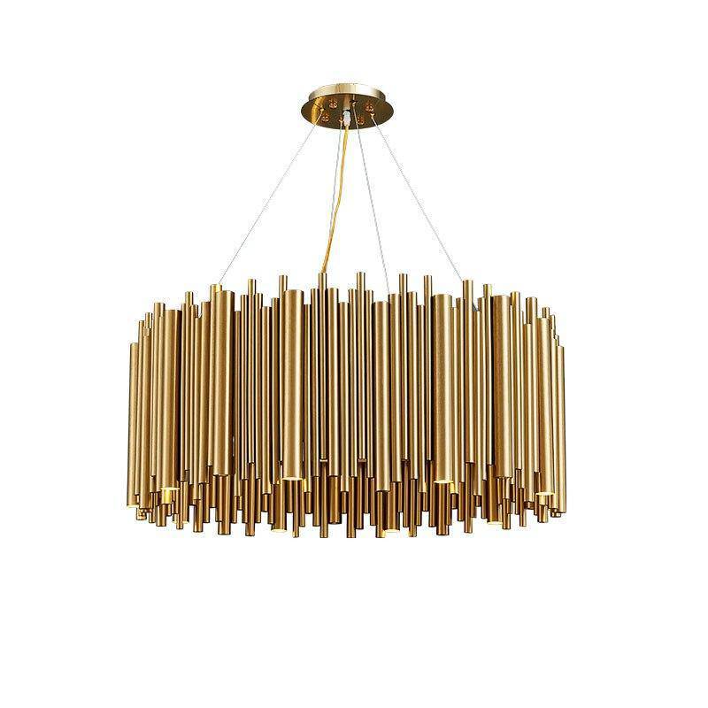 Steel chandelier - Jessa House for dining room view 6