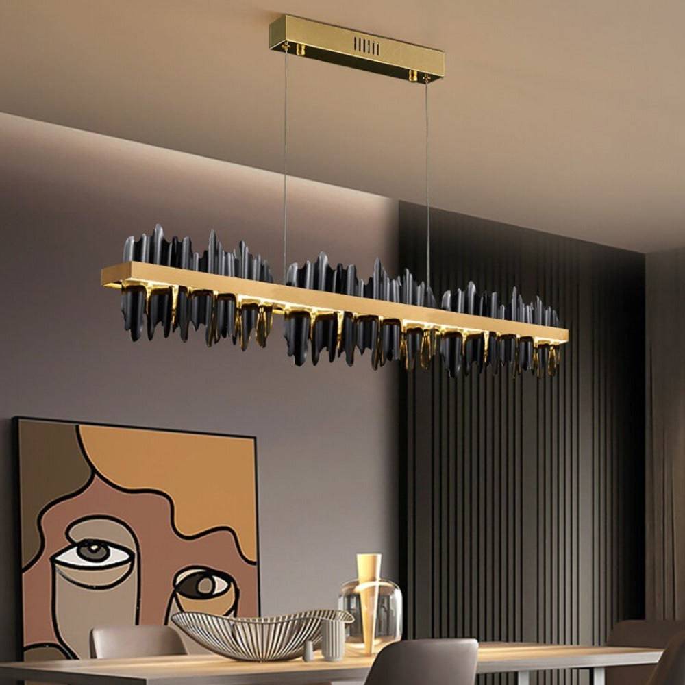 Brass Brass chandelier - Verona Court for dining room view 4