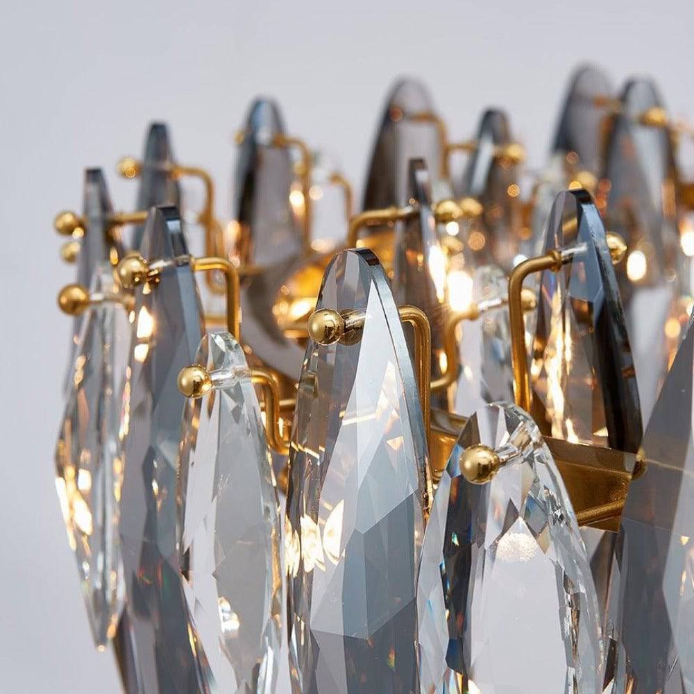 Gold Crystal chandelier - Pavia House for dining room view 7