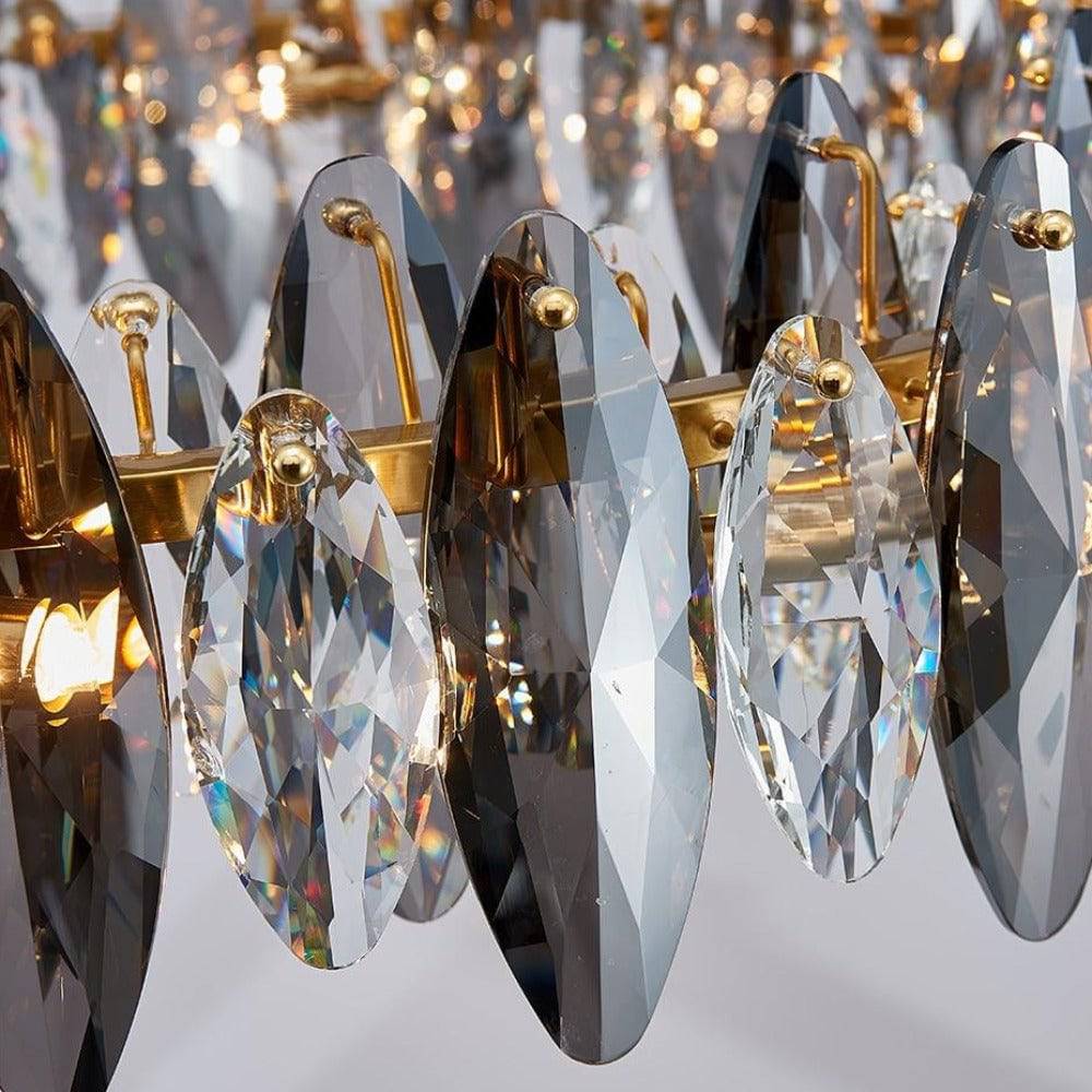Polished Crystal Round chandelier - Siena House for dining room view 7