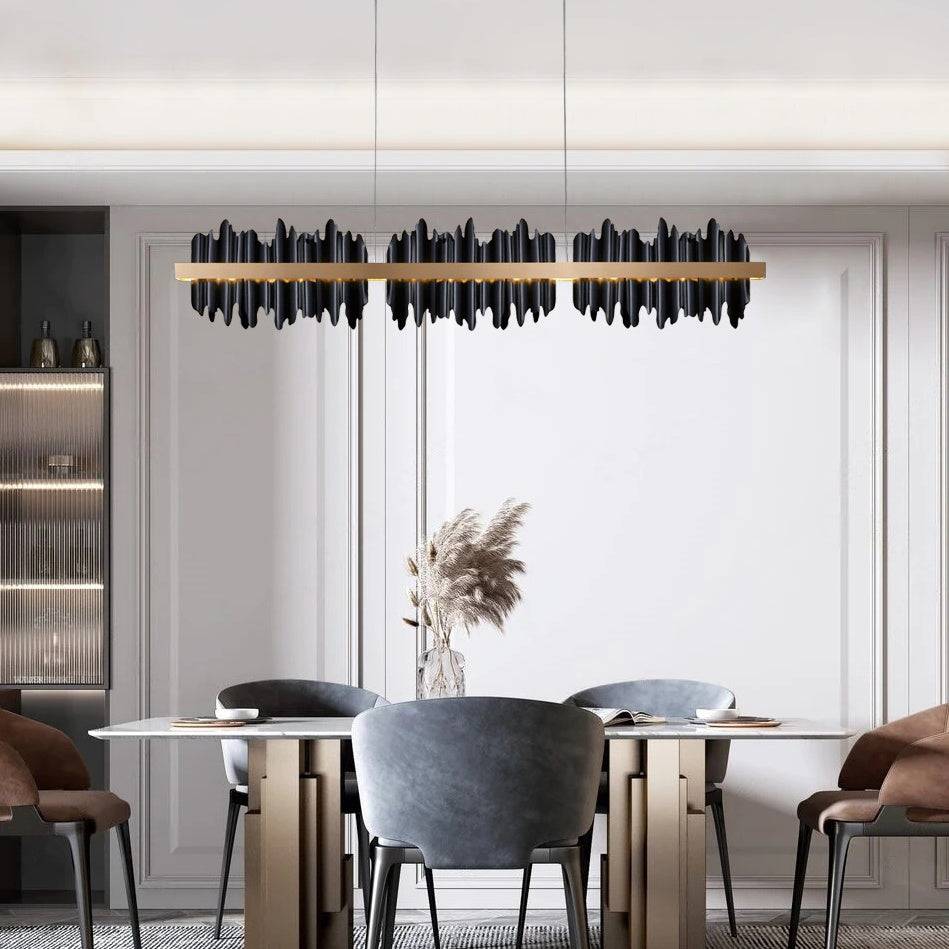 Brass Brass chandelier - Verona Court for dining room view 3