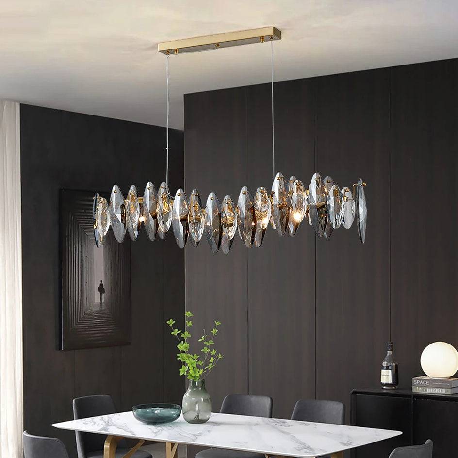 Crystal chandelier - Nola Lane for dining room view 2