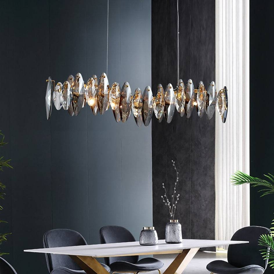 Crystal chandelier - Nola Lane for dining room view 5