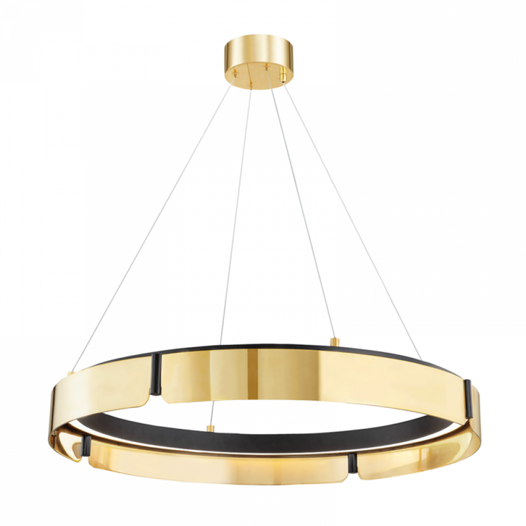 Black Iron Candle chandelier - Dune Meadow for dining room view 2