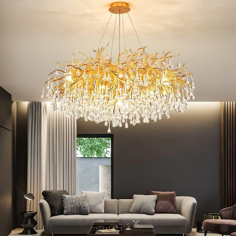 Crystal chandelier - Thalia Court for dining room view 2