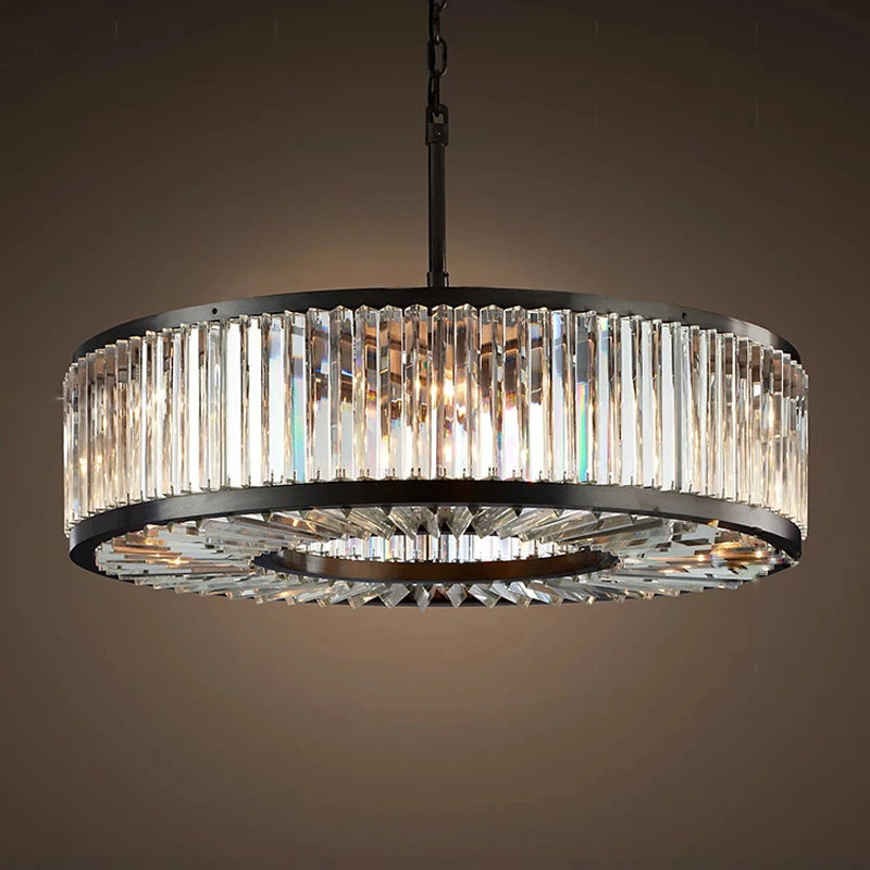 Clear Crystal chandelier - Evren Bay for dining room view 3