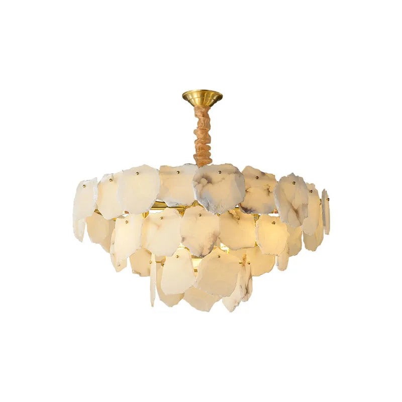 Brass Brass Tiered chandelier - Hera Lane for dining room view 10