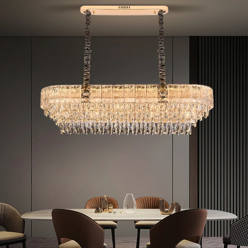 Clear Crystal chandelier - Arden Lane for dining room view 3