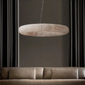 Clear Crystal Linear chandelier - Rhea House for dining room view 1