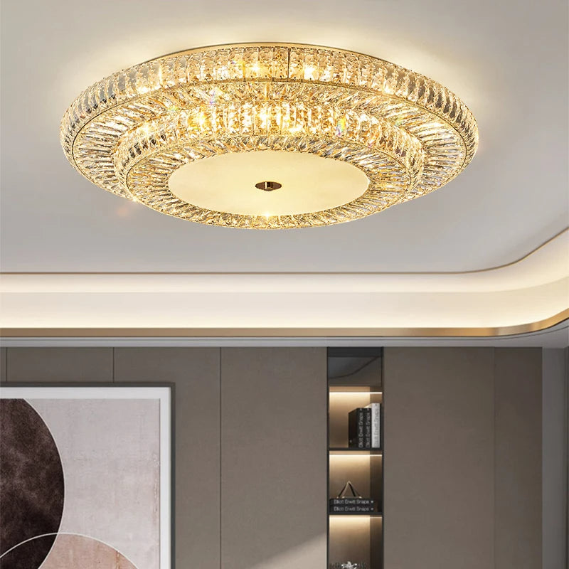Clear Crystal chandelier - Celeste Bay for dining room view 2