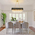 Verano Crystal Dining Room Light Fixture