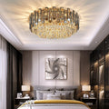 Clear Crystal Round chandelier - Fiora Bay for dining room view 1