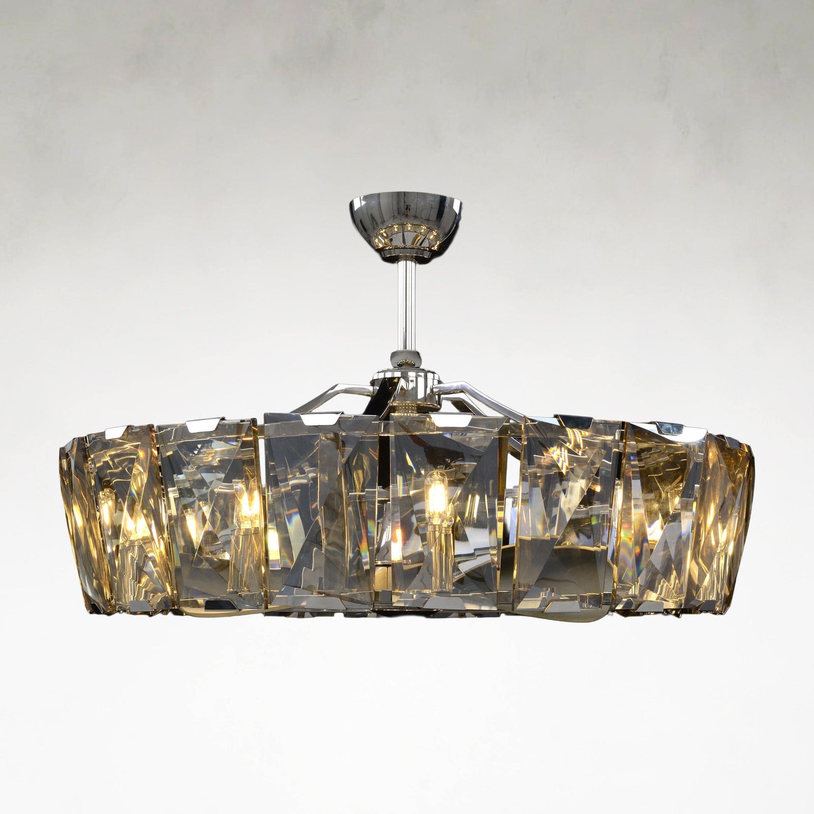Iron Linear chandelier - Quinn Stone for dining room view 1