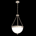 Abacus Pendant, 5-Light, Standard Height, LED, Black, Abacus Opal Glass, 5.5"W (289520-LED-STND-10-GG0668 5C_2EU)
