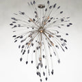 Crystal Linear chandelier - Livia Stone for dining room view 1