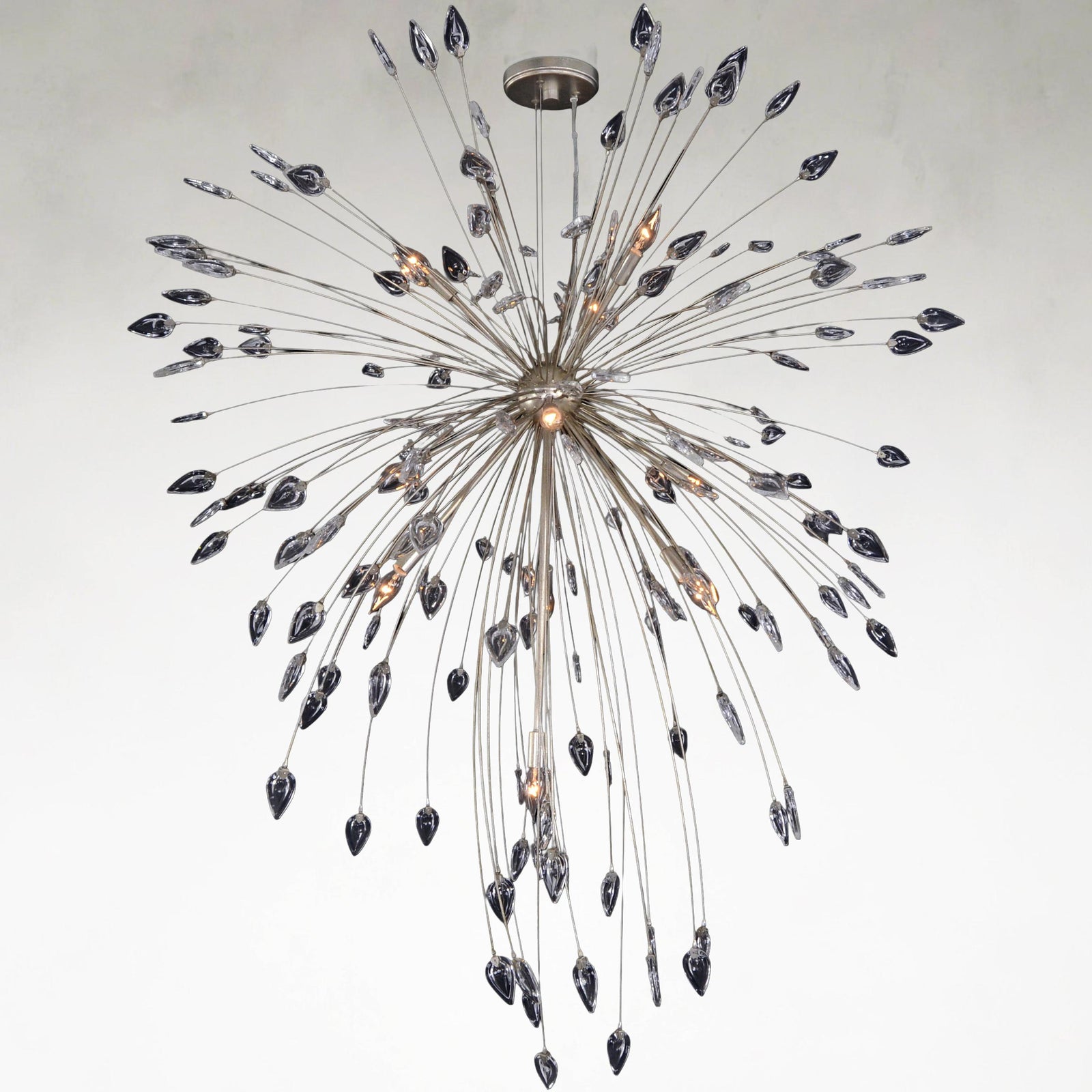 Crystal Linear chandelier - Livia Stone for dining room view 1