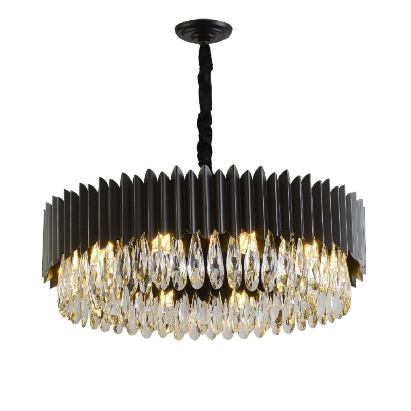 Clear Crystal chandelier - Talia House for dining room view 12