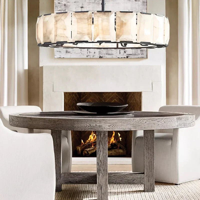 Black Crystal chandelier - Aster Loft for dining room view 4