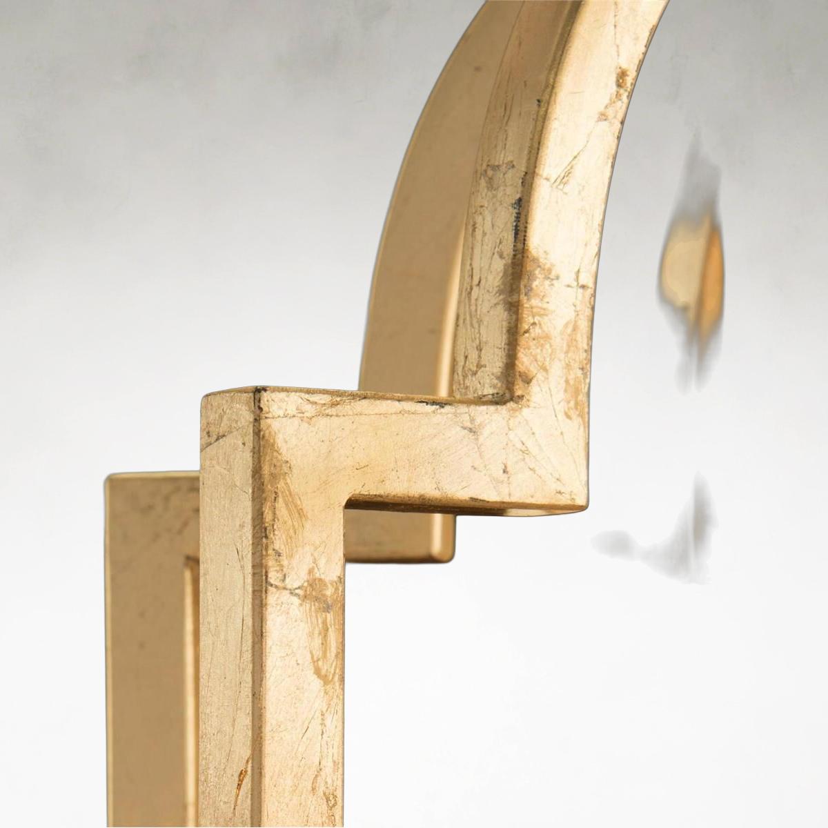 Gold Crystal Linear chandelier - Lyra Ray for dining room view 5