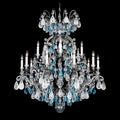 Renaissance Rock Crystal Chandelier, 13-Light, Heirloom Bronze, Clear Rock Crystal, 32"W (3572-76CL CEKXJ)